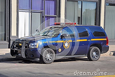 New York State Trooper Police Car in Buffalo, NY, USA Editorial Stock Photo