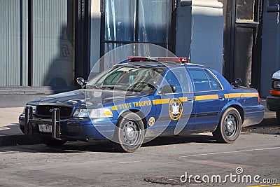 New York State Trooper Police Car in Buffalo, NY, USA Editorial Stock Photo