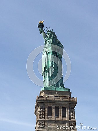 New York Statue of Liberty Stock Photo