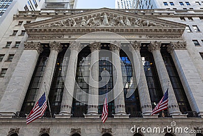 New York Stock Exchange Building, Manhattan Editorial Stock Photo