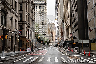 New York streets. Details of New York City. Manhattan streets. Editorial Stock Photo