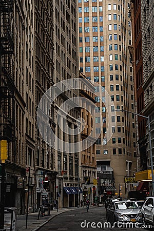 New York streets. Details of New York City. Manhattan streets. Editorial Stock Photo