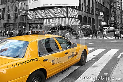 New York Taxi Cab Editorial Stock Photo