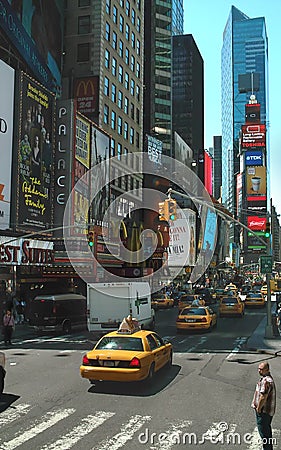 New York Theatre District USA Editorial Stock Photo