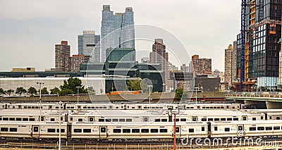 New York trains Editorial Stock Photo