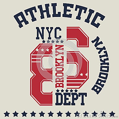 New york typography Vector Illustration