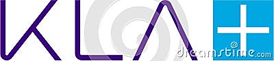 New York, USA - 9 March 2024: KLA Company Logo, Corporation Icon, Illustrative Editorial Editorial Stock Photo