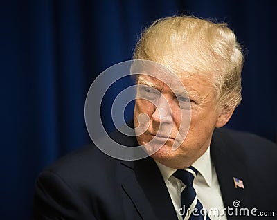 President of the United States Donald Trump Editorial Stock Photo