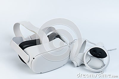 Meta oculus goggle controller set Editorial Stock Photo