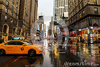 Times Square in New York City Editorial Stock Photo
