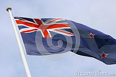 New Zealand flag Stock Photo