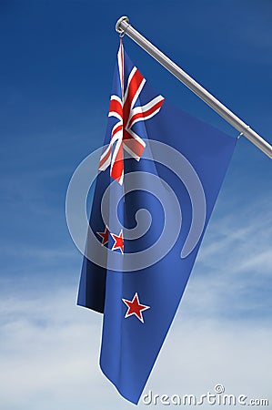 New Zealand Flag Stock Photo