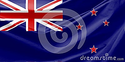 New Zealand Flag Stock Photo