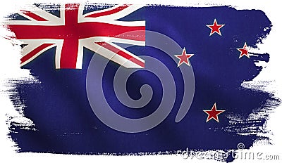 New Zealand Flag Stock Photo