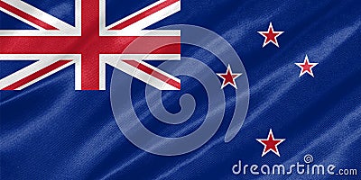 New Zealand Flag Stock Photo