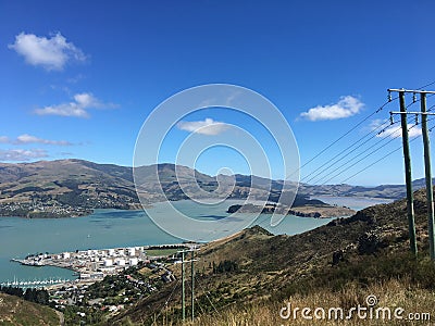 New Zealand Landscape Ataroa Christchurch Stock Photo