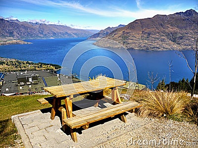 New Zealand Queenstown Tourism Stock Photo