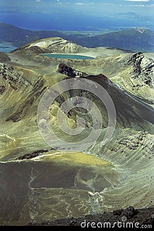 New Zealand volcanic plateau Stock Photo