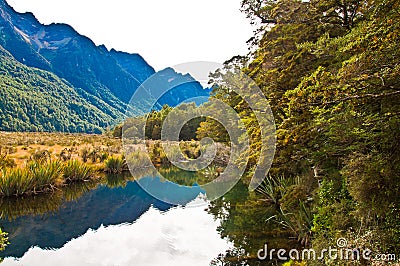 New Zealand, Southern Alps Stock Photo