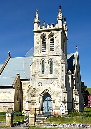 New zealand, st. martins church in duntroon Stock Photo