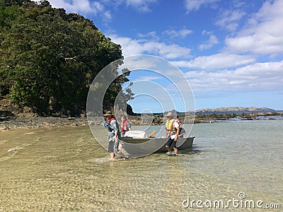 New Zealander Fishermen Editorial Stock Photo