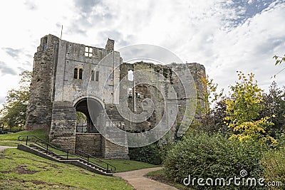 Newark Castle in Nottinghamshire Editorial Stock Photo
