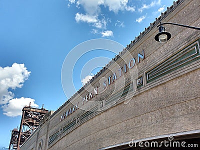 Newark Penn Station, Pennsylvania Station, NJ, USA Editorial Stock Photo