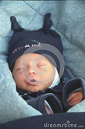 Newborn baby Stock Photo