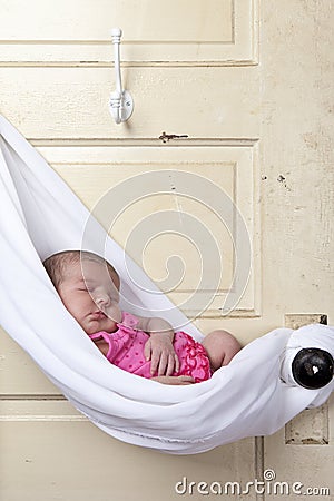 Newborn baby Stock Photo