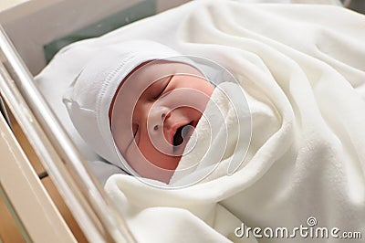 Newborn baby Stock Photo