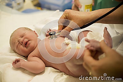 Newborn baby Stock Photo