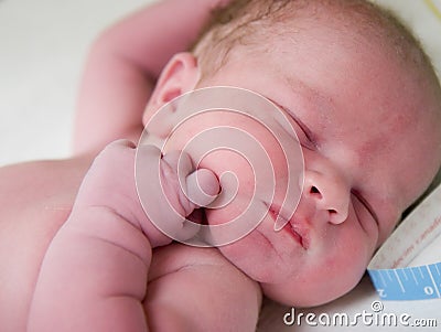 Newborn Baby Stock Photo