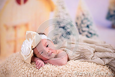 Newborn baby Stock Photo