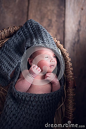 Newborn baby Stock Photo