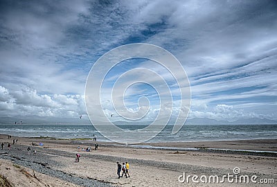 Newborough Beach Angelsey North Wales Editorial Stock Photo