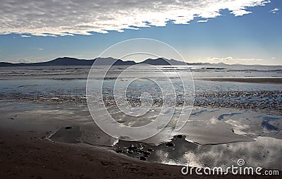 Newborough Beach, Anglesey, Wales Stock Photo