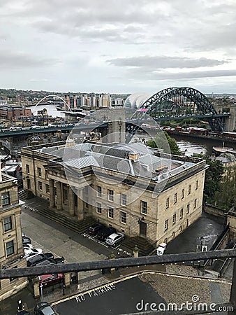 Newcastle upon Tine architecture Stock Photo