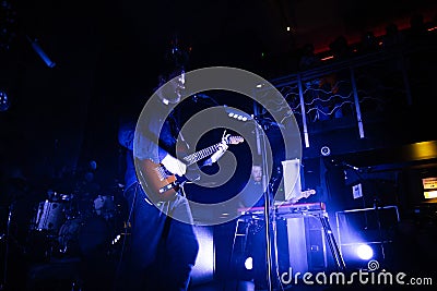 Frightened Rabbit live in concert at Newcastle Riverside Editorial Stock Photo