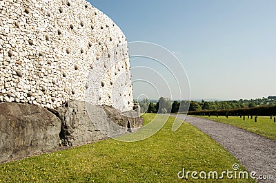 Newgrange, Co. Meath - Ireland Stock Photo