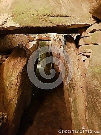 Newgrange entrance Editorial Stock Photo