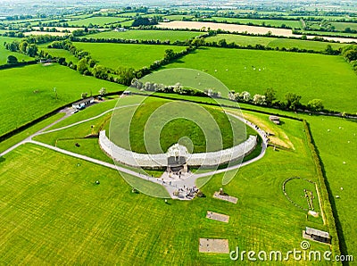 Newgrange, a prehistoric monument built during the Neolithic period, located in County Meath, Ireland Stock Photo