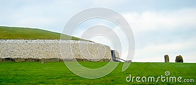 Newgrange prehistoric monument in County Meath Ireland Stock Photo