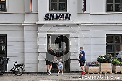 Newly open silvan store in danish capital Copenhagen Denmark Editorial Stock Photo