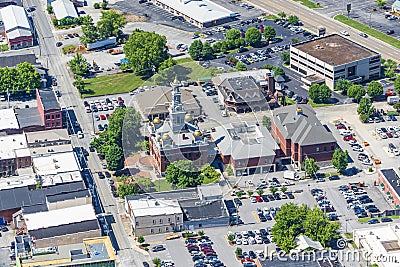 Newly Remodeled Sevier County Tennessee Courthouse Editorial Stock Photo