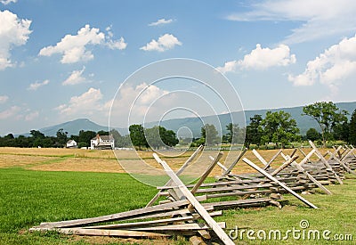 Newmarket Civil War Battlefield Stock Photo