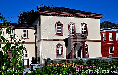 Newport, RI:1763 Touro Synagogue Editorial Stock Photo