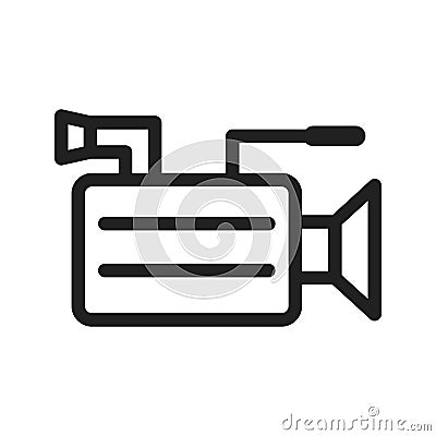 News Camera II Vector Illustration