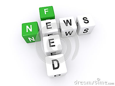 News feed Stock Photo