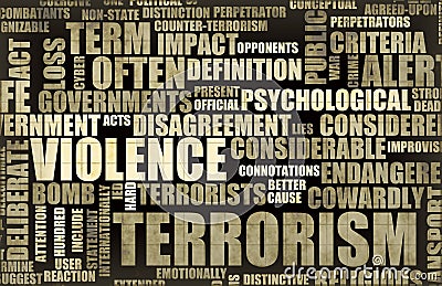 News Headline Terrorism Stock Photo