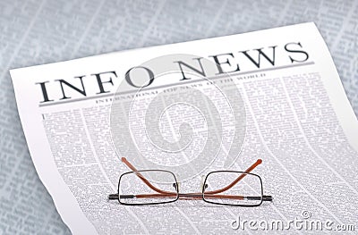 News-info Stock Photo